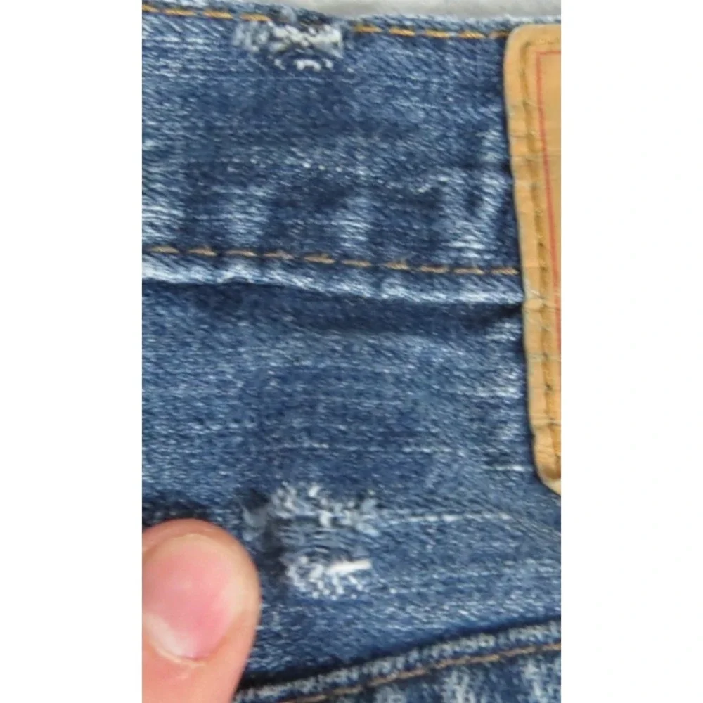 Levis 527 Slim Bootcut Jeans Men 38x30 Blue Denim Medium Wash Low Rise Pant Work